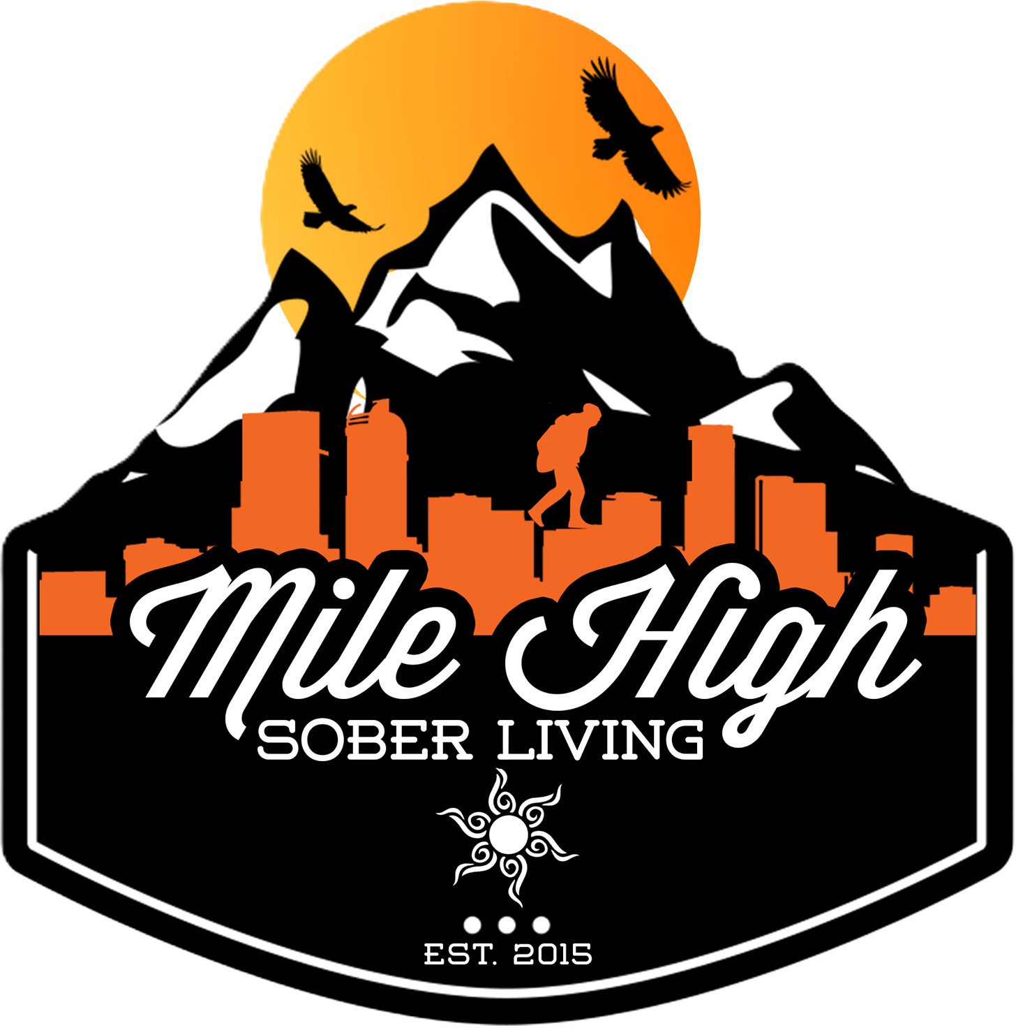 Mile High Sober Lirgving Logo